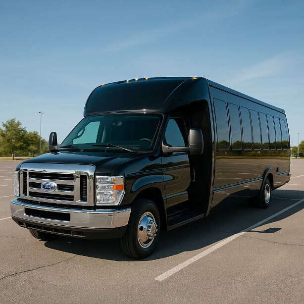 Bus Rental Company Bakersfield 18 Passenger Minibus