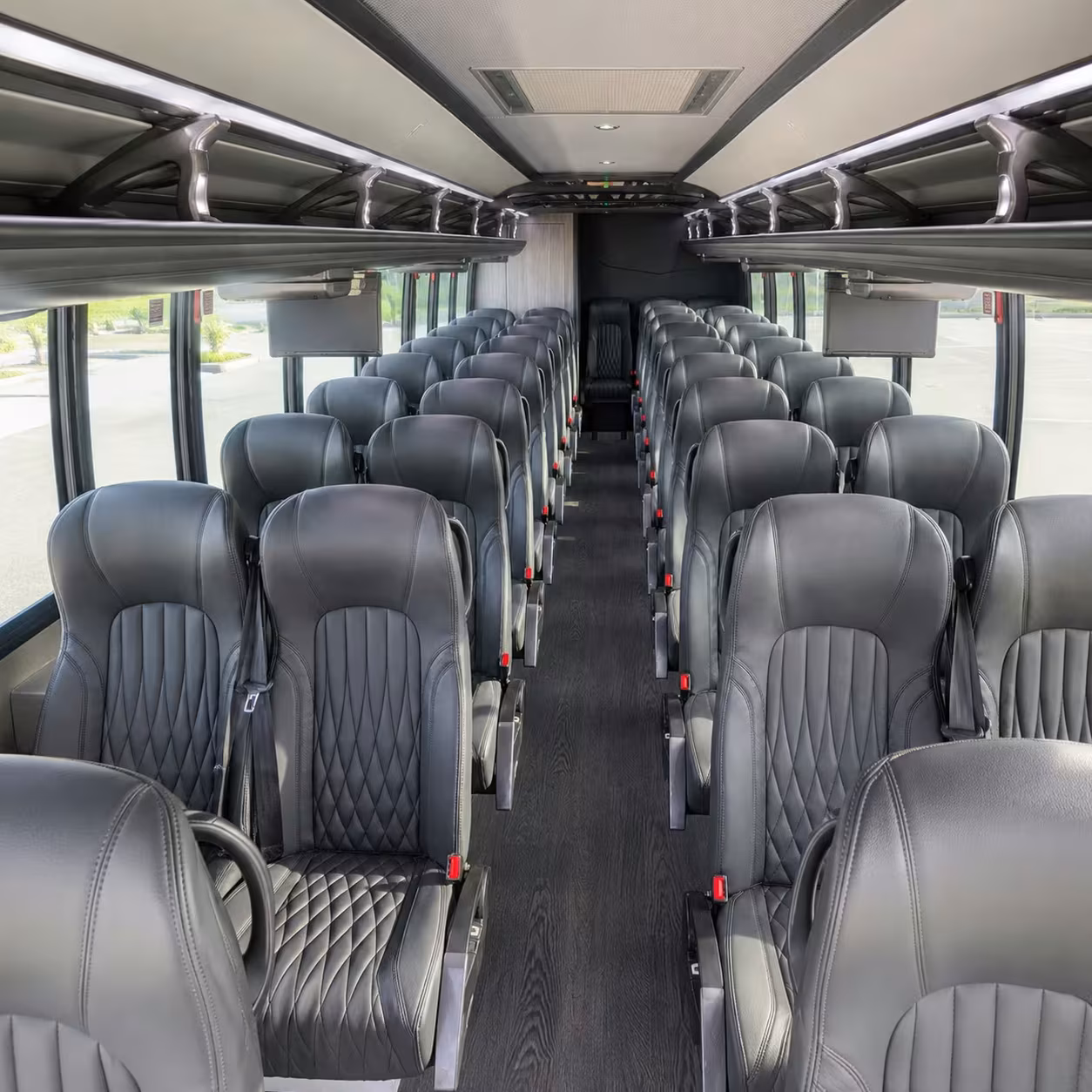 25 passenger minibus interior