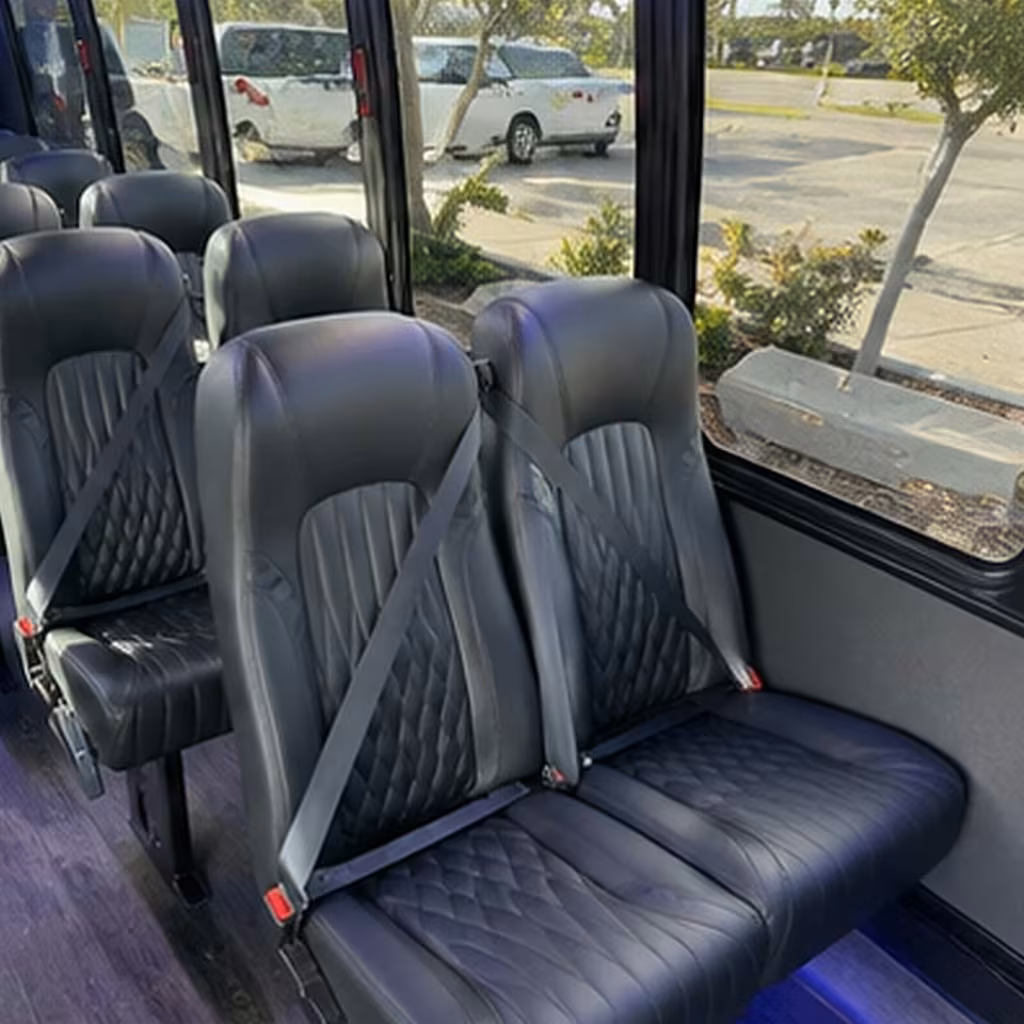 30 passenger minibus inside