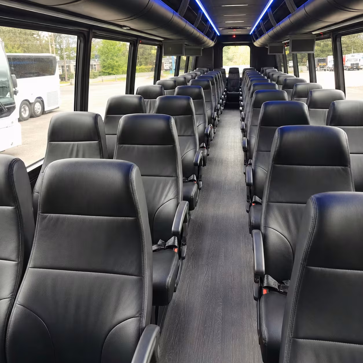 35 passenger minibus interior