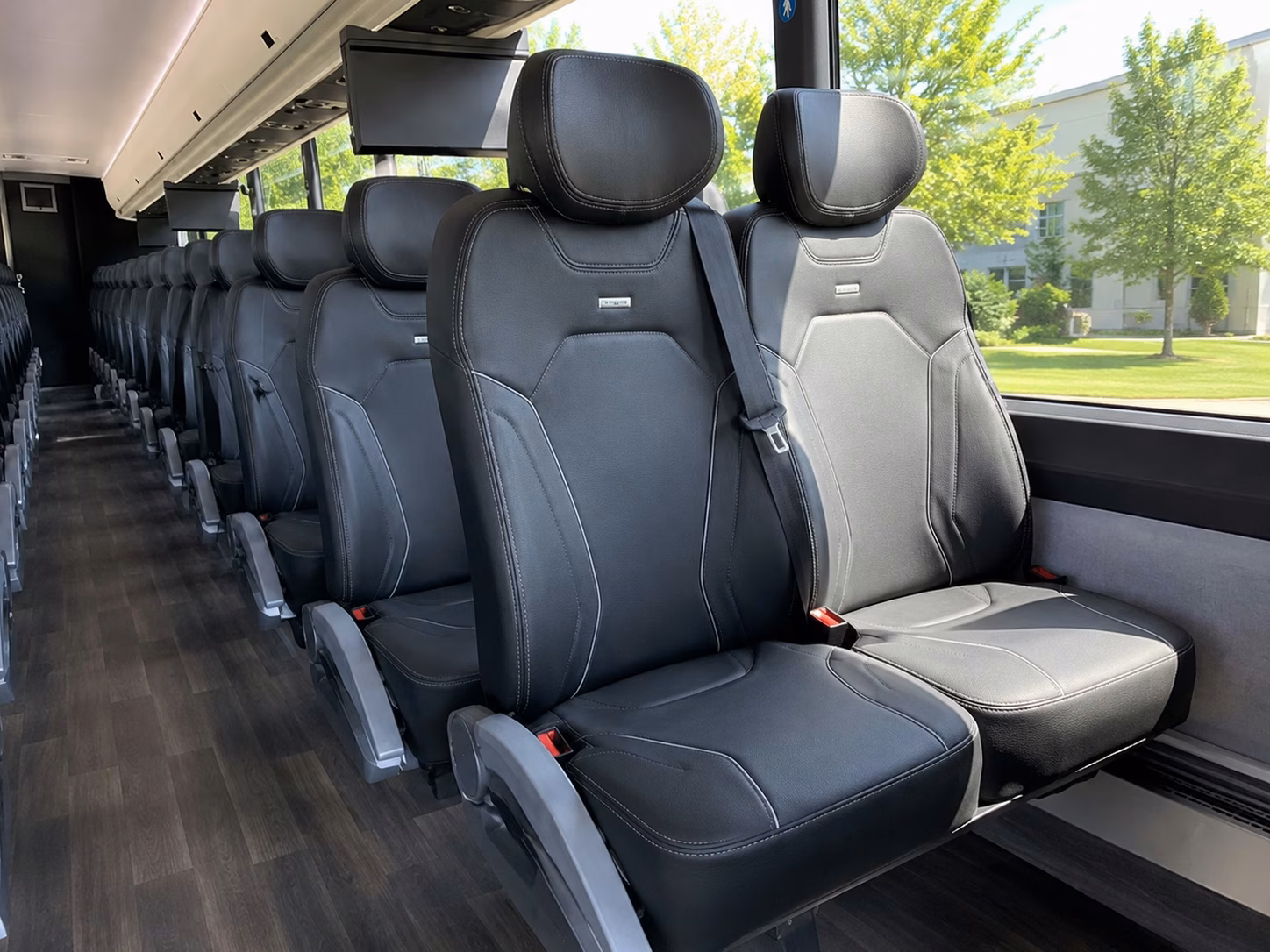 bakersfield charter bus interior