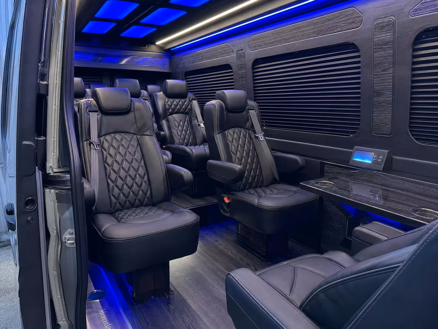 sprinter van transportation for groups and events across bakersfield